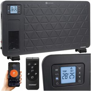 Konvektorový radiátor Kaminer 2300 W černý