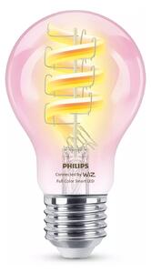 WiZ Smart LED Žárovka s tradičním vzhledem, čirá, 40 W 470lm 2200-6500K (RGB) A60 E27