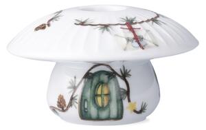 Kähler Design Porcelánový svícen Hammershøi Christmas Mushroom - 6 cm KD598