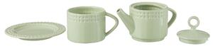 Zelený keramický Tea for One Hella Pastel Green - 18*16*22 cm