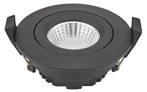 LED bodový podhled Diled, Ø 8,5 cm 6 W Dim-To-Warm černý