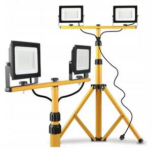 HALOGENOVÝ LED REFLEKTOR 50W x 2 + STAVEBNÍ STATIV
