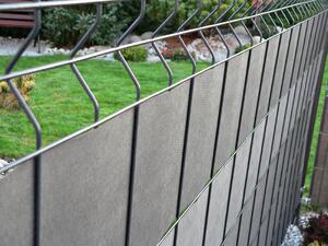 Stínící krycí páska na plot MATA grafitová různé rozměry MyBestHome Rozměr: 4,7 cm x 48 metrů