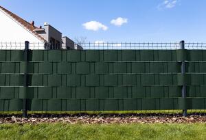 Stínící krycí páska na plot MATA zelená různé rozměry MyBestHome Rozměr: 4,7 cm x 48 metrů
