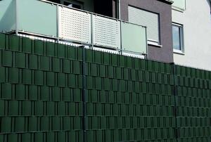 Stínící krycí páska na plot MATA zelená různé rozměry MyBestHome Rozměr: 4,7 cm x 48 metrů