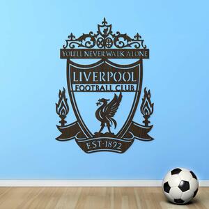 DUBLEZ | Dřevěné logo klubu na zeď - Liverpool