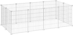 Ohrada pro malá zvířata ANIMAL 143x73x46 cm, bílá