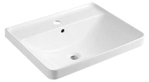 Mereo, Siena, koupelnová skříňka s keramickym umyvadlem 61 cm, bílá, antracit, černá, CN410