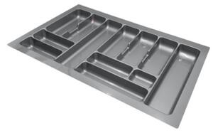 In-Design Příborník UNI 490 mm šedá metalíza - různé šířky Šířka příborníku (mm): 508 - 535