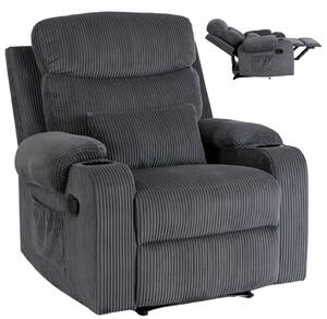 Polohovací křeslo Trigesimo (šedá). Akce -20%