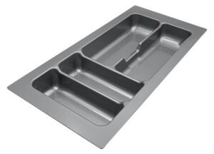 In-Design Příborník UNI 490 mm šedá metalíza - různé šířky Šířka příborníku (mm): 235 - 208