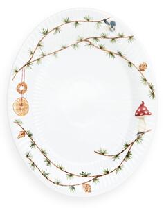 Oválný talíř Hammershøi Christmas 28,5×22,5 cm