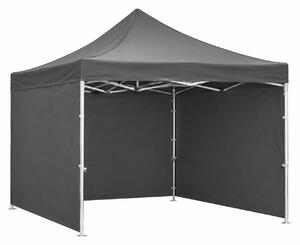 JAKS Nůžkový stan PREMIUM QUALITY černý 3 m × 3 m