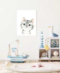 PIPPER | Dětský obraz - Koťátko 50 x 40 cm