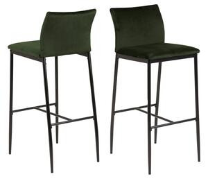 Designová barová židle Midena olivová - Skladem