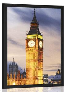 Plakát noční Big Ben v Londýně