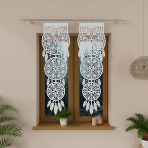 Panelová dekorační záclona ALIA bílá, šířka 43 cm výška 140 cm (cena za 1 kus panelu) MyBestHome