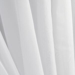 Dekorační krátká záclona se zirkony s řasící páskou FRANCOISE bílá 300x150 cm nebo 400x150 cm MyBestHome Rozměr: 300x150 cm