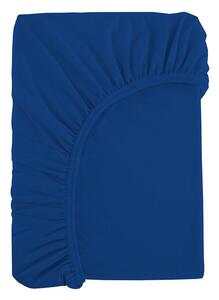 B.E.S. - Petrovice, s.r.o. Prostěradlo Jersey bavlna IDEAL - Královská modř 160 x 200