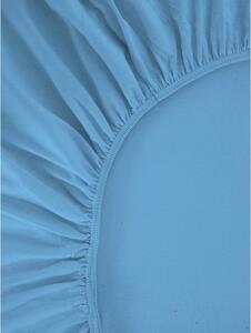 B.E.S. - Petrovice, s.r.o. Prostěradlo Jersey bavlna IDEAL - Nebeská modrá 160 x 200