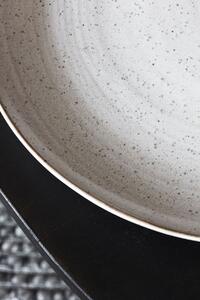 Kameninový talíř Pion Grey/White 28,5 cm