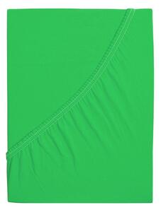 B.E.S. - Petrovice, s.r.o. Prostěradlo Jersey česaná bavlna MAKO - Jarní zelená 120 x 200