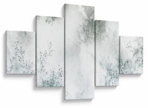Obraz abstrakce listů (125x70 cm)