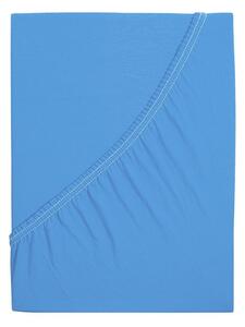 B.E.S. - Petrovice, s.r.o. Prostěradlo Jersey česaná bavlna MAKO - Nebeská modrá 200 x 220