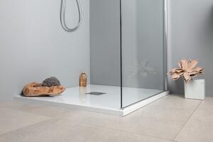 Polysan, FLEXIA sprchová vanička z litého mramoru s možností úpravy rozměru 90x90x3cm, 71546