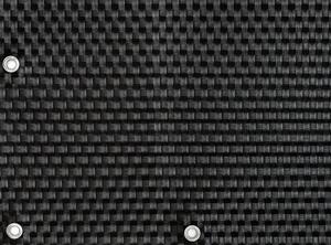 Balkonová ratanová zástěna s očky MALMO, černá, výška 90-100 cm šířka 300-500 cm 1300 g/m2 MyBestHome Rozměr: 90x300 cm