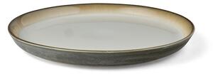 Bitz Kameninový mělký talíř 27 cm Grey/Creme