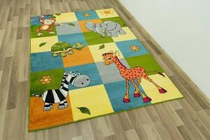 Makro Abra Dětský kusový koberec Rainbow 11379/120 zvířata barevný Rozměr: 300x400 cm
