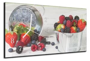 Nástěnné hodiny zahradní ovoce 30x60cm - plexi