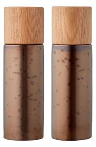 Bitz Sada 2 mlýnků na sůl a pepř 17cm Bronze