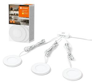 3ks LED podlinkové svítidlo UNDERCABINET SPOT, teplá bílá