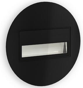 Zamel Orientační LED svítidlo SONA kulaté , IP44, 14Vss Teplota světla: Neutrální bílá, Barva materiálu: černá