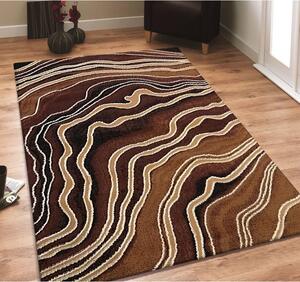 Makro Abra Kusový koberec BCF Alfa 08 hnědý Rozměr: 120x170 cm