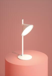 Axolight Orchid, bílá stolní lampa se stmívačem, 7W LED 3000K, výška 49cm
