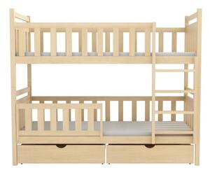 Patrová postel Karol Barva dřeva: Olše, Rozměry: 80x180
