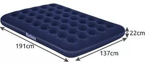 Bestway 67002 Nafukovací matrace Air Bed 191 x 137 x 22 cm modrá