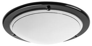Stropní svítidlo UFO černá/bílá, průměr 38 cm