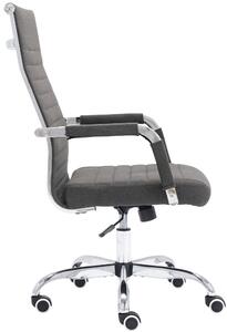 Kancelářská židle Skive - látkový potah | tmavě šedá