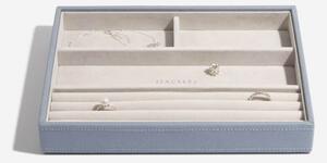 Stackers, Box na šperky Dusky Blue Classic Ring & Bracelet Layer | modrošedá