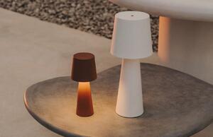 Zlatá kovová zahradní stolní LED lampa Kave Home Arenys S
