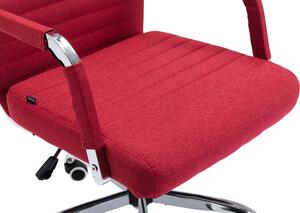 Kancelářská židle Skive - látkový potah | červená