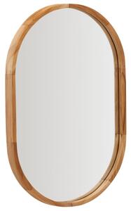 Teakové závěsné zrcadlo Kave Home Magda 60 cm