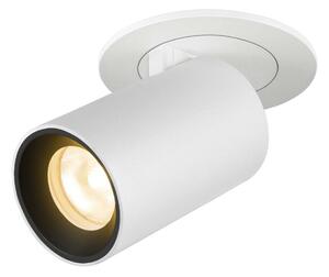 BIG WHITE SLV NUMINOS PROJECTOR XS stropní zápustné svítidlo, 3000 K, 20d, válcové, bílé/černé 1006894