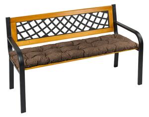 Bellatex Sedák na lavici prošívaný Hnědá rozměr 40x120 cm