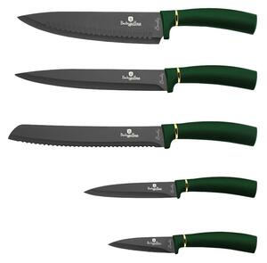 BERLINGERHAUS Sada nožů v magnetickém stojanu 6 ks Emerald Collection BH-2518