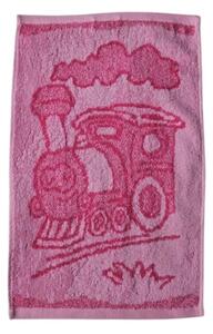 Profod Dětský ručník Train pink 30x50 cm